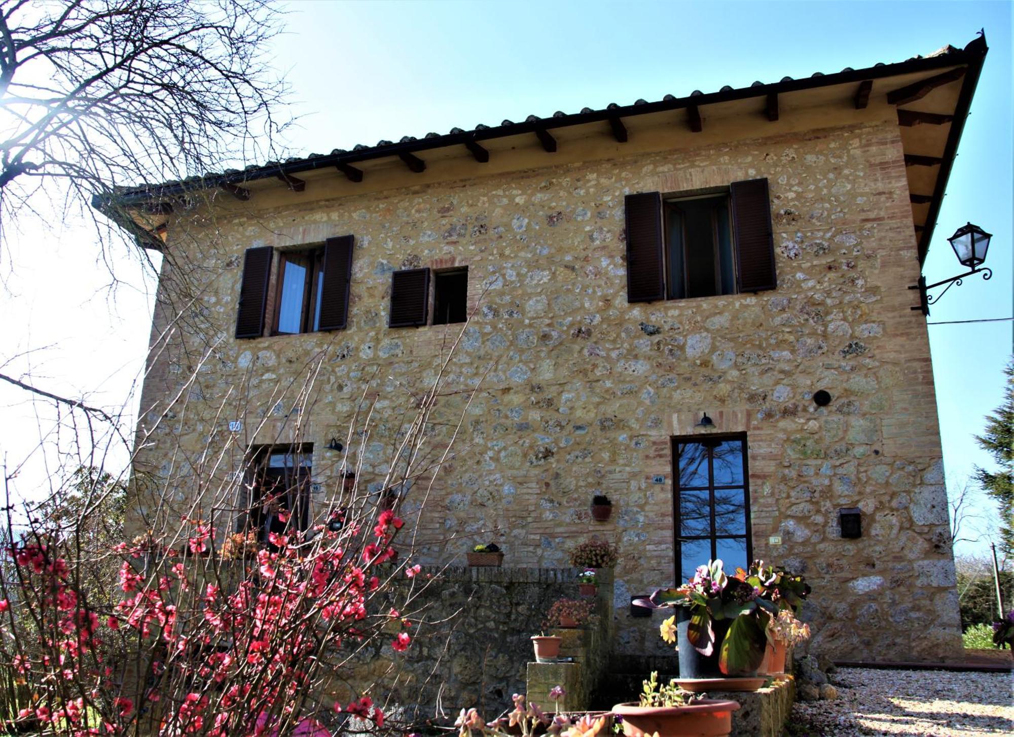 Claudia Vacanza Toscana - Appartamento Melograno -10 Min Da Siena Sovicille Szoba fotó
